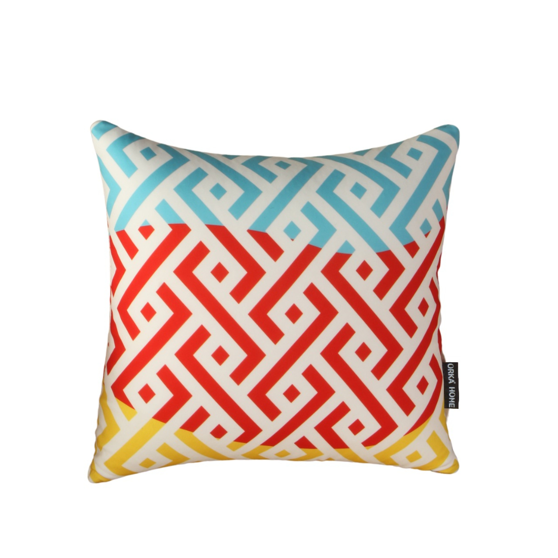 Orka Home Digital Printed Spandex Stretchable Fabric Microbeads Cushion (D24)